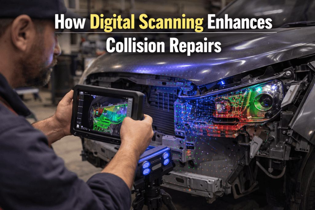 How Digital Scanning Enhances Collision Repairs