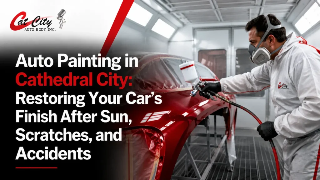 Auto Painting in Cathedral City: Restoring Your Car’s Finish After Sun, Scratches, and Accidents