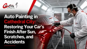 Auto Painting in Cathedral City: Restoring Your Car’s Finish After Sun, Scratches, and Accidents