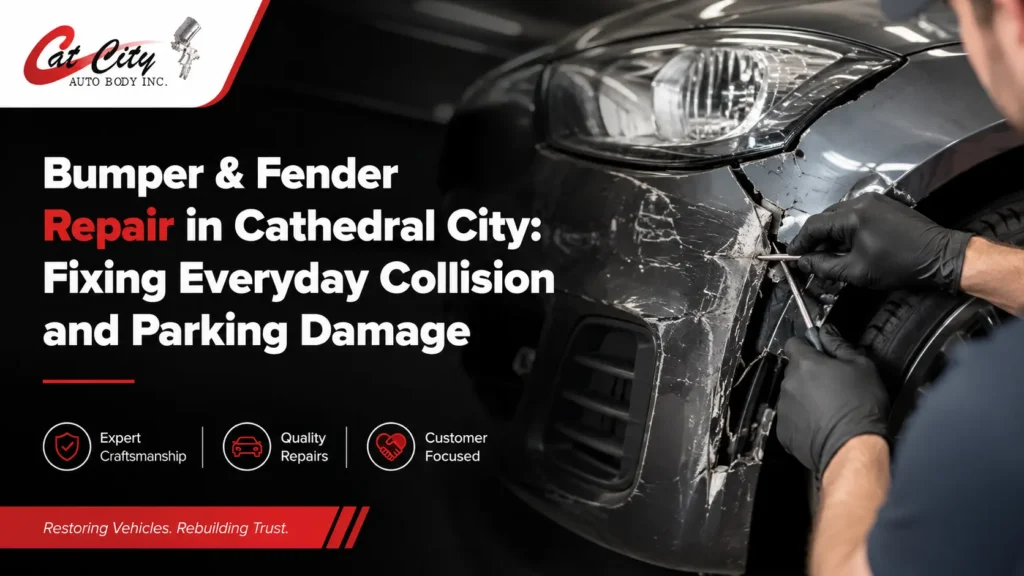 Bumper and Fender Repair in Cathedral City: Fixing Everyday Collision and Parking Damage