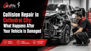 Collision Repair in Cathedral City: What Happens After Your Vehicle Is Damaged