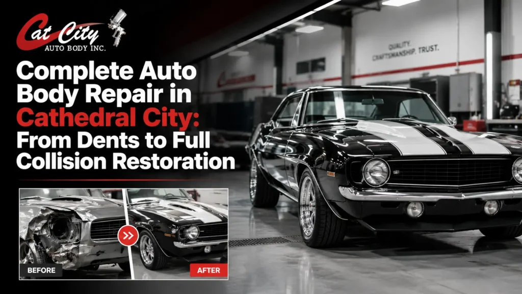Complete Auto Body Repair in Cathedral City: From Dents to Full Collision Restoration