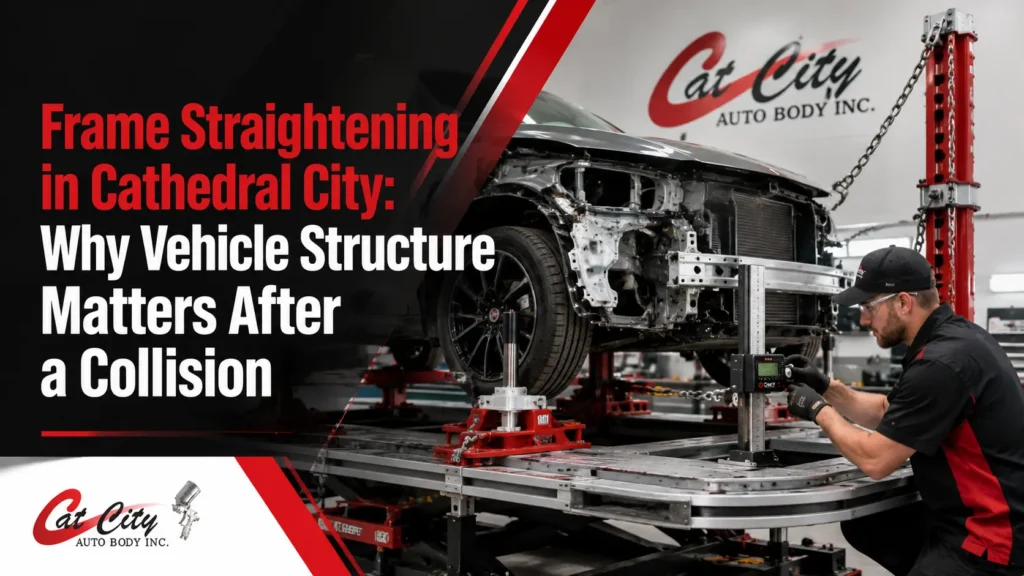 Frame Straightening in Cathedral City: Why Vehicle Structure Matters After a Collision