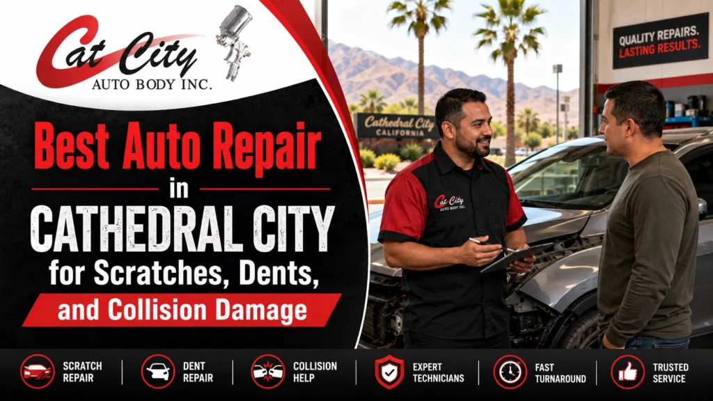 Best Auto Repair in Cathedral City for Scratches, Dents, and Collision Damage