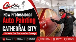 How Professional Auto Painting in Cathedral City Protects Your Car from Sun Damage