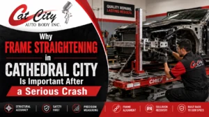 Why Frame Straightening in Cathedral City Is Important After a Serious Crash