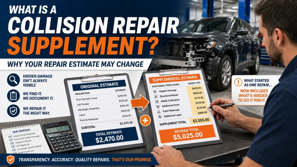 What Is a Collision Repair Supplement