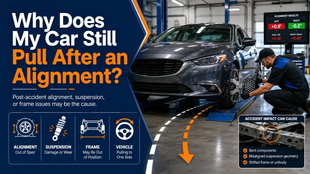 Why Does My Car Still Pull After an Alignment Following an Accident