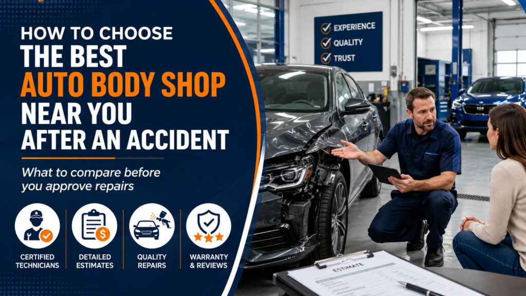 How to Choose the Best Auto Body Shop Near You After an Accident