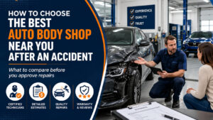 How to Choose the Best Auto Body Shop Near You After an Accident