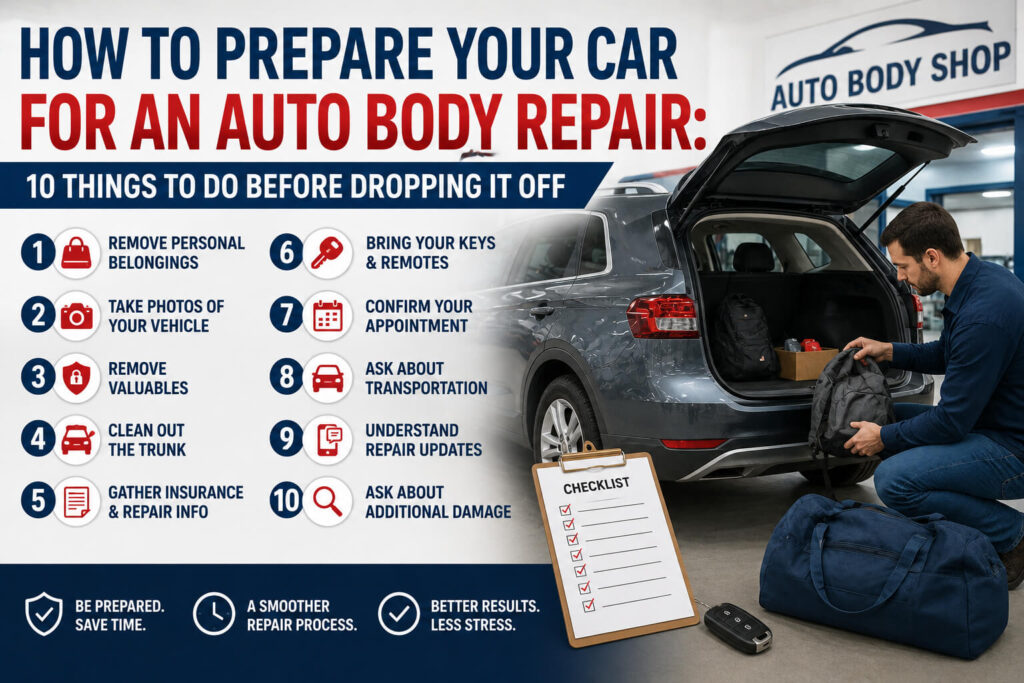How to Prepare Your Car for an Auto Body Repair