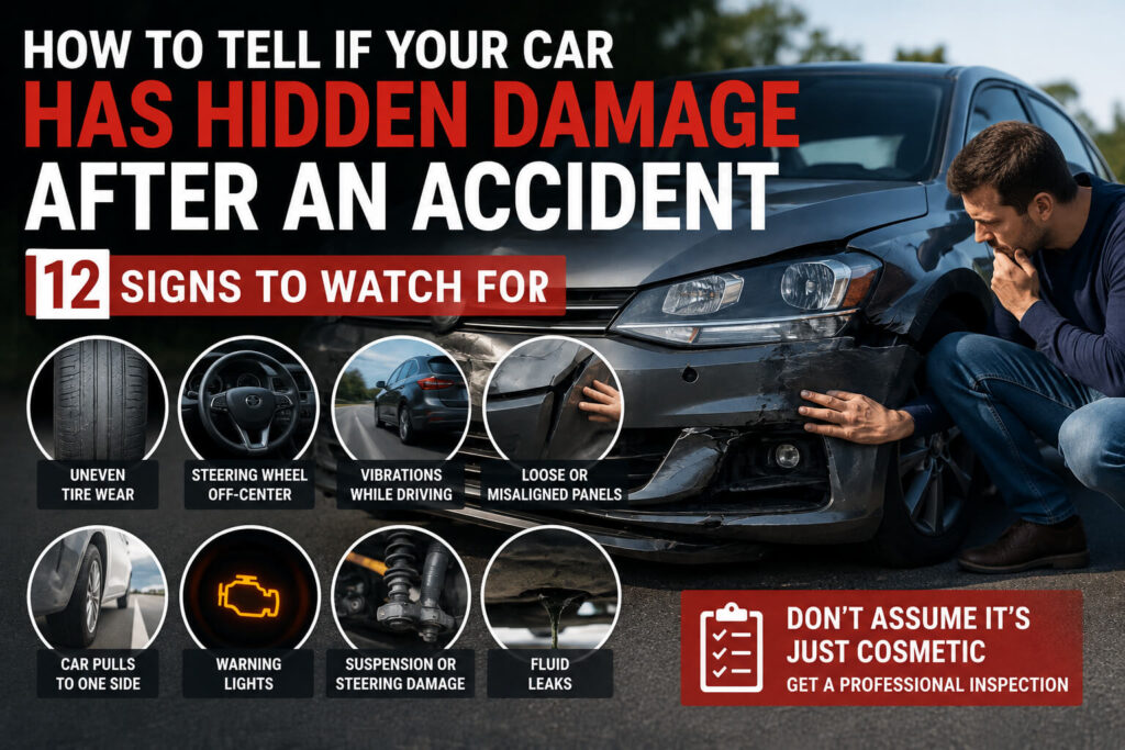 How to Tell If Your Car Has Hidden Damage After an Accident