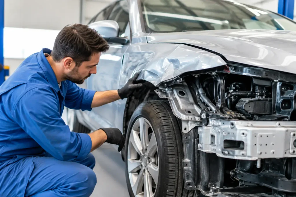 A Structural Damage Repair Example After a Collision