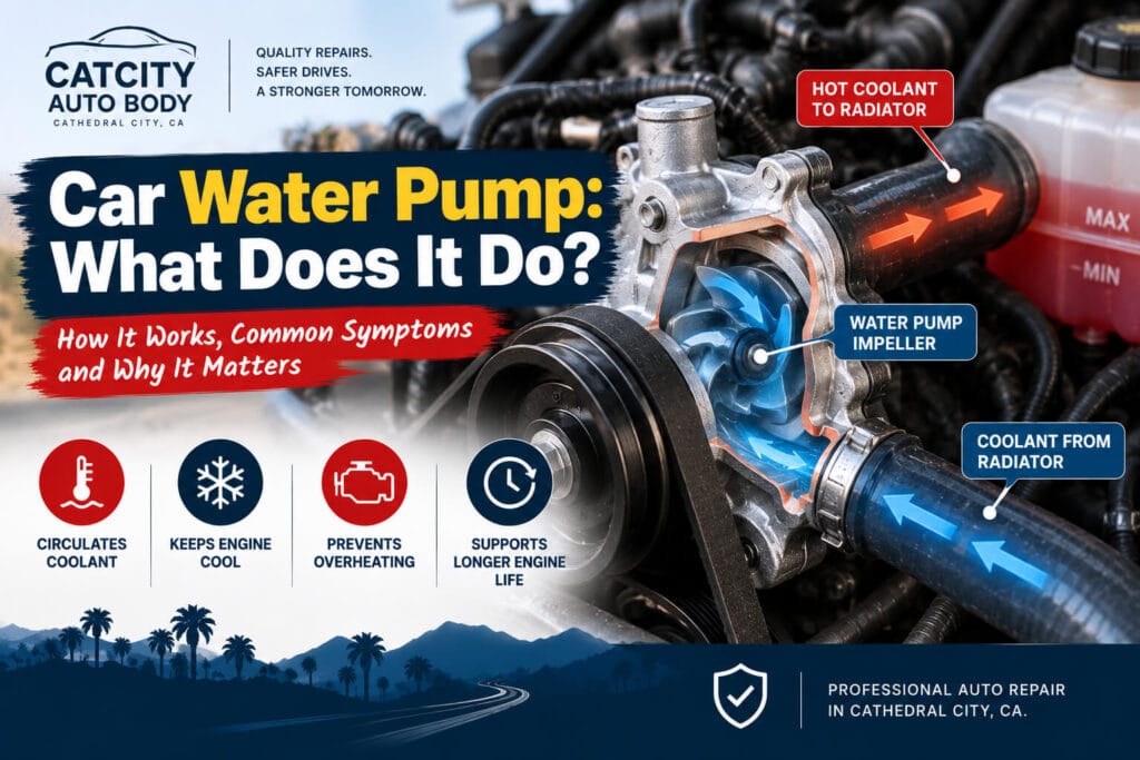 car water pump what does it do