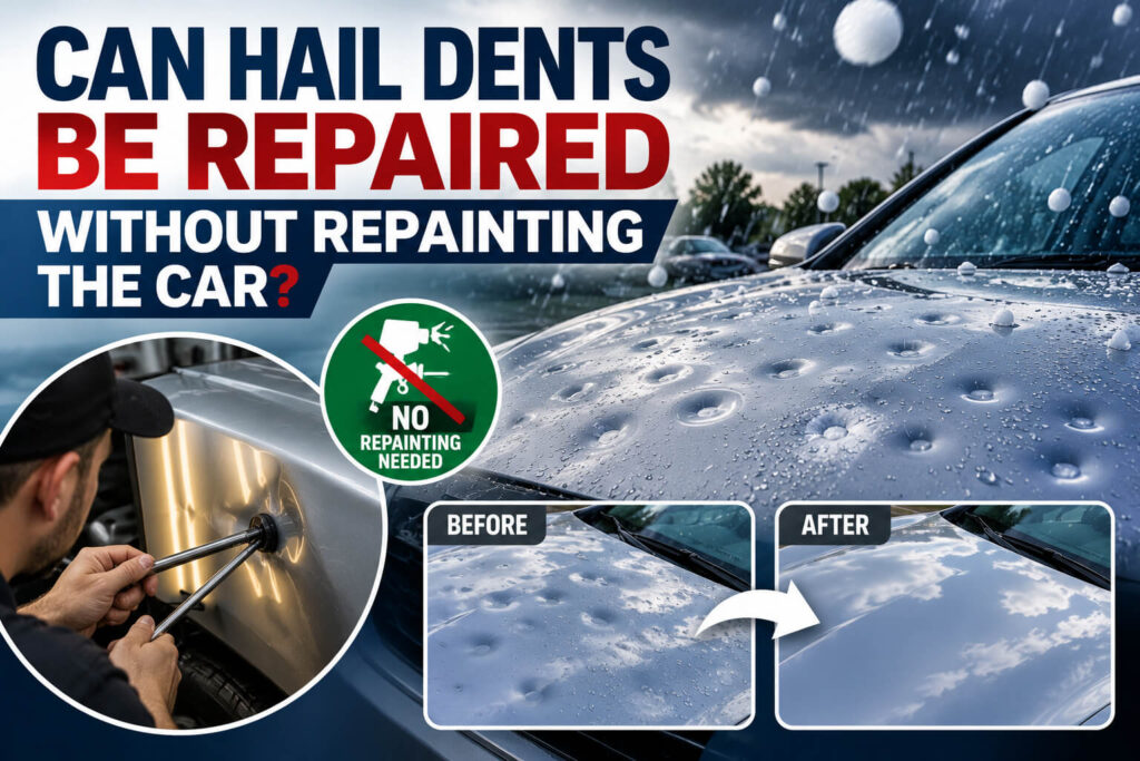 Can Hail Dents Be Repaired Without Repainting the Car