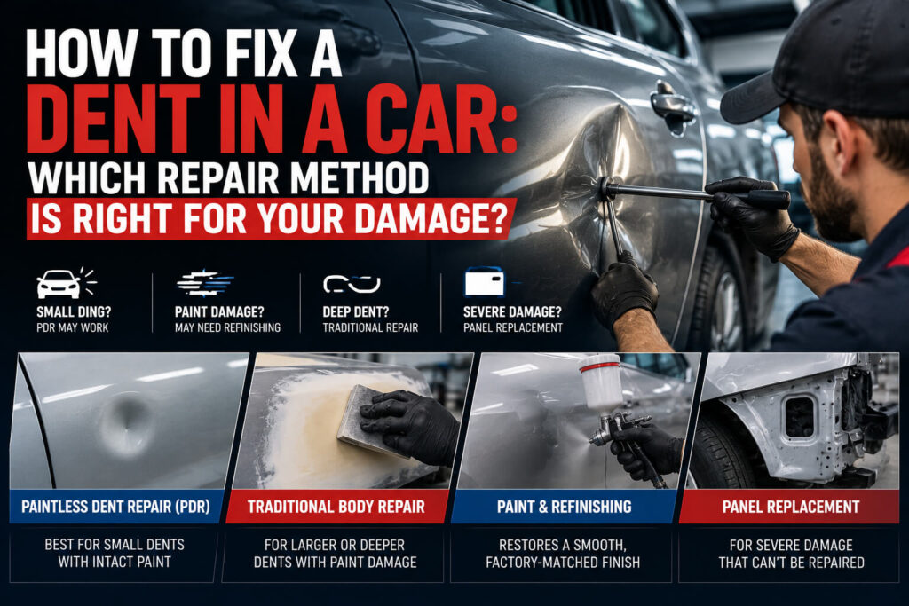 How to Fix a Dent in a Car Best Dent Repair Methods