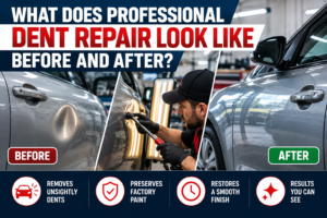 What Does Professional Dent Repair Look Like Before and After